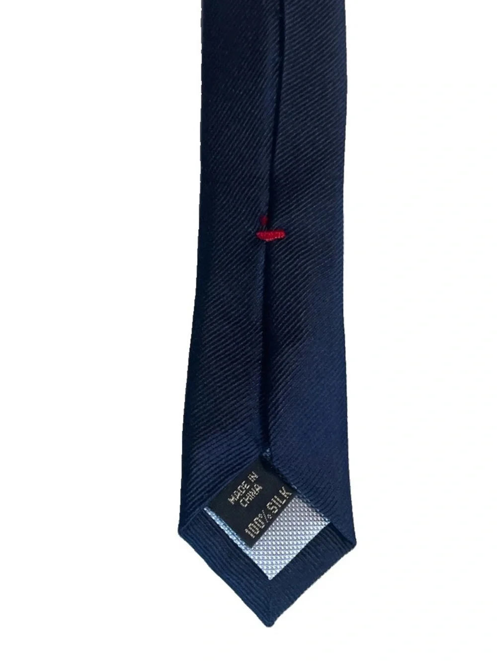 Tommy Hilfiger 100% Silk Green Tie w/White and Blue Polka Dots  (3 in x 61 in)